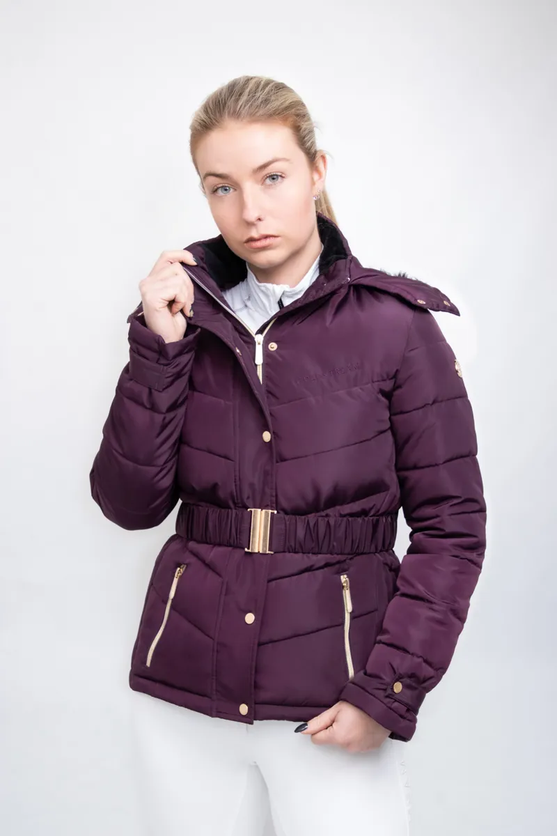 Coldstream Cornhill Quilted Coat - Mulberry Purple-2